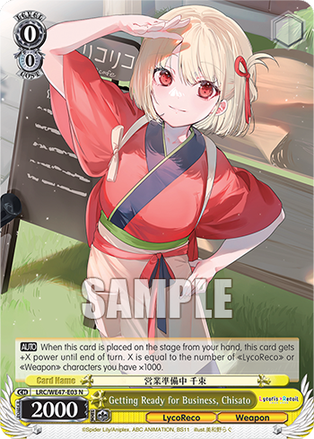 Getting Ready for Business, Chisato