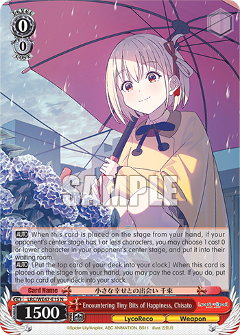 Encountering Tiny Bits of Happiness, Chisato