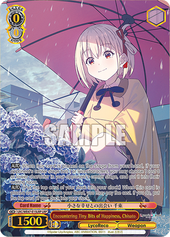 Encountering Tiny Bits of Happiness, Chisato