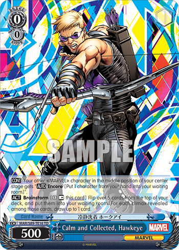 Calm and Collected, Hawkeye
