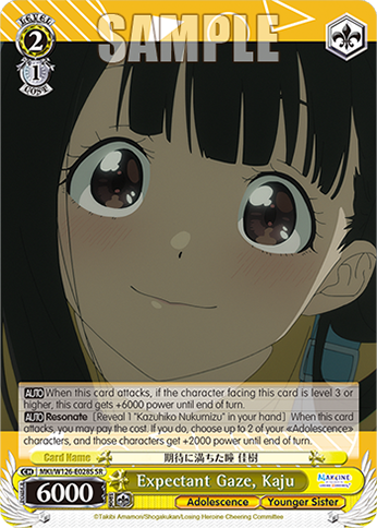 Expectant Gaze, Kaju