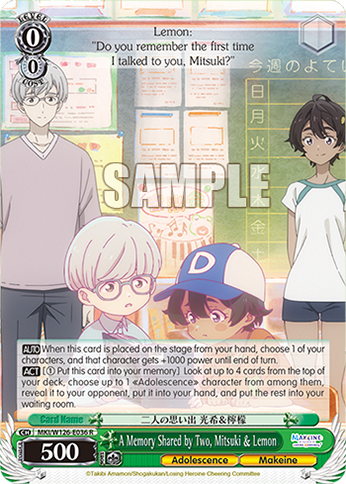 A Memory Shared by Two, Mitsuki & Lemon