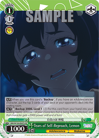Tears of Self-Reproach, Lemon