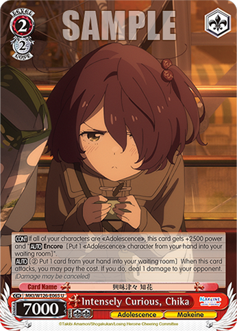 Intensely Curious, Chika MKI/W126-E065