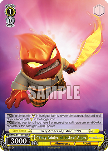 “Fiery Arbiter of Justice” Anger MRp/S111-E012S
