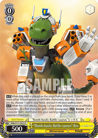 “Bomb-bastic Battle-saurus” Rex MRp/S111-E015