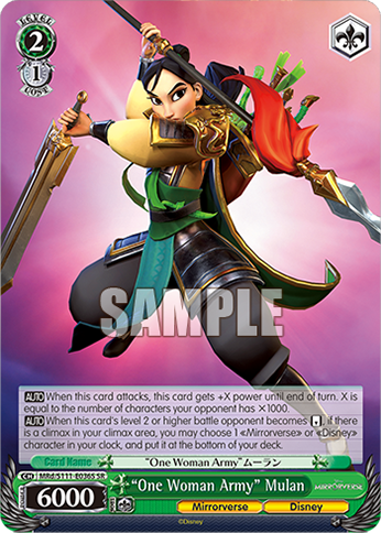 “One Woman Army” Mulan