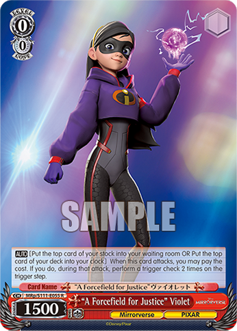“A Forcefield for Justice” Violet MRp/S111-E055