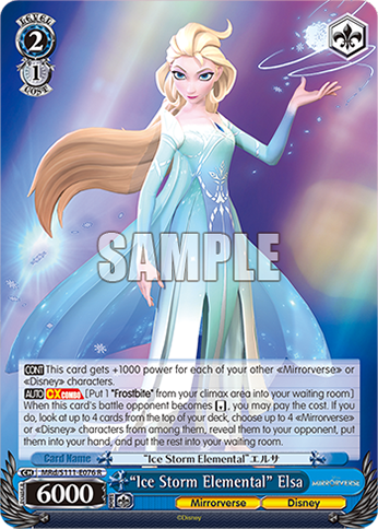 “Ice Storm Elemental” Elsa