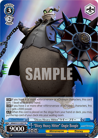 “Dicey Heavy Hitter” Oogie Boogie