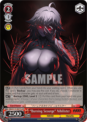 “Burning Scourge” Nihilister NIK/S117-E077S