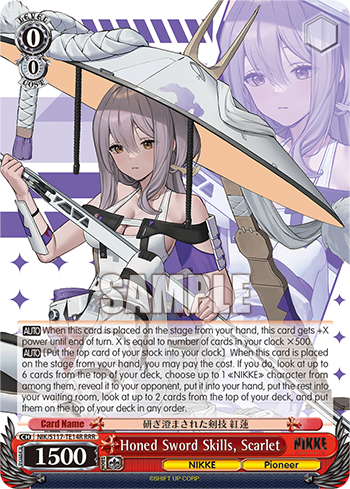 Honed Sword Skills, Scarlet