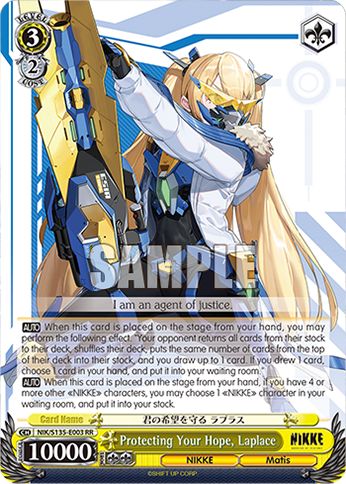Protecting Your Hope, Laplace