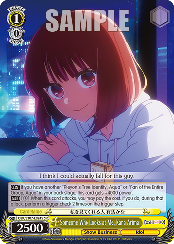 Someone Who Looks at Me, Kana Arima