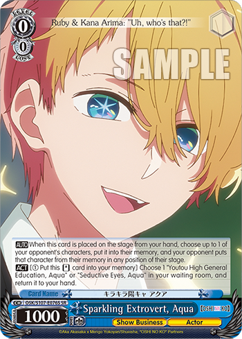 Sparkling Extrovert, Aqua OSK/S107-E076S