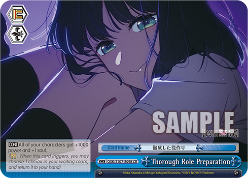 Thorough Role Preparation OSK/S107-E098