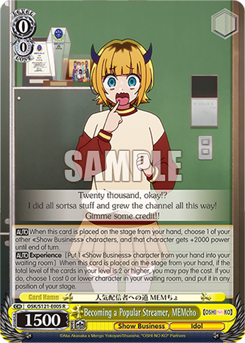 Becoming a Popular Streamer, MEMcho