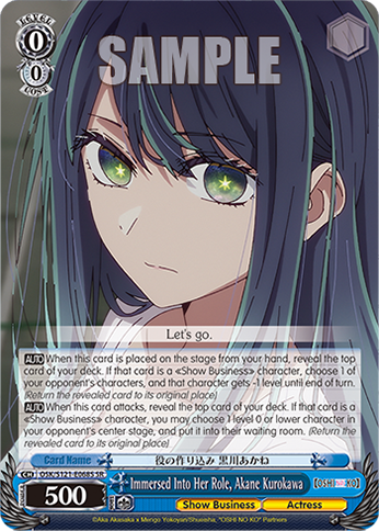 Immersed Into Her Role, Akane Kurokawa OSK/S121-E068S