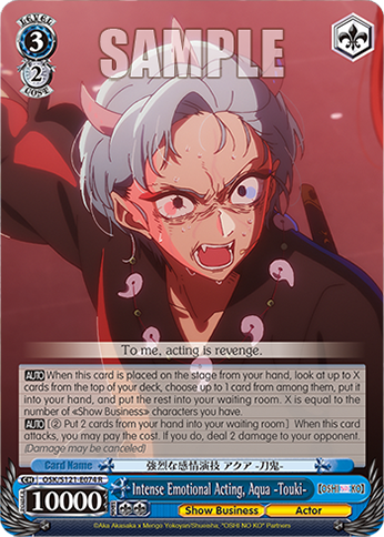 Intense Emotional Acting, Aqua -Touki- OSK/S121-E074