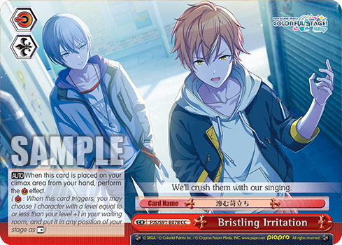 Bristling Irritation PJS/S91-E078