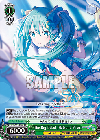 The Big Debut, Hatsune Miku PJS/S91-PE01