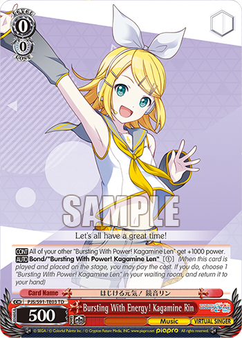 Bursting With Energy! Kagamine Rin