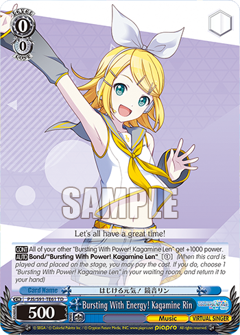 Bursting With Energy! Kagamine Rin PJS/S91-TE61