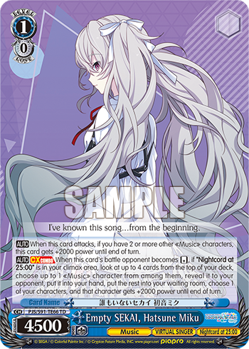 Empty SEKAI, Hatsune Miku PJS/S91-TE66