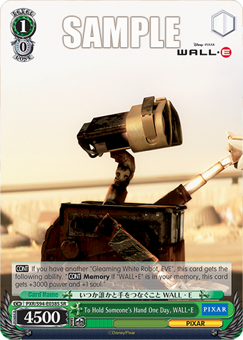 To Hold Someone's Hand One Day, WALL・E