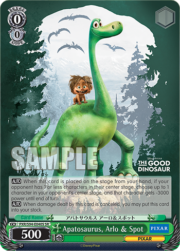 Apatosaurus, Arlo & Spot