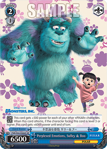 Perplexed Emotions, Sulley & Boo PXR/S94-E084S