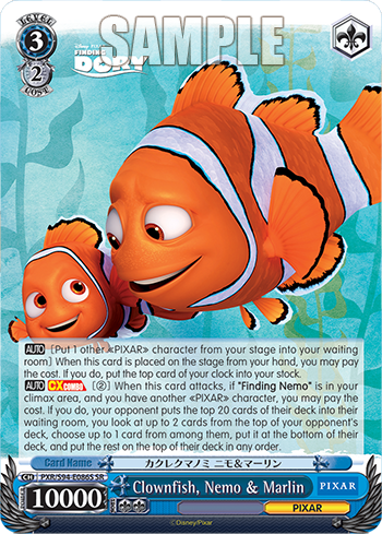 Clownfish, Nemo & Marlin PXR/S94-E086S