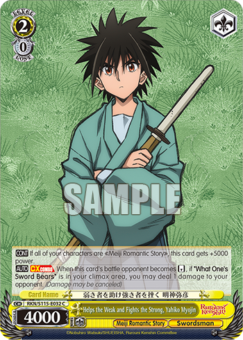 Helps the Weak and Fights the Strong, Yahiko Myojin