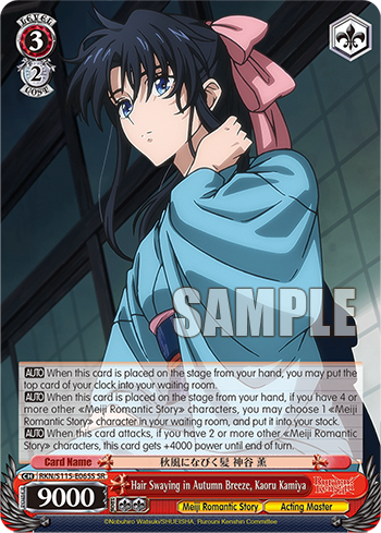 Hair Swaying in Autumn Breeze, Kaoru Kamiya RKN/S115-E065S