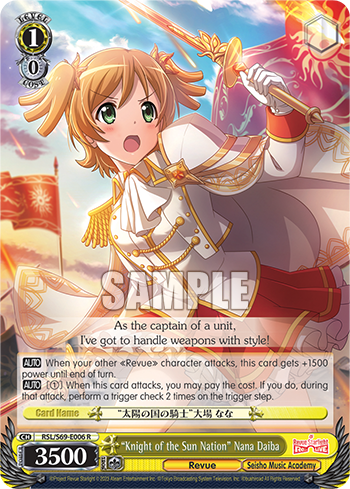 "Knight of the Sun Nation" Nana Daiba