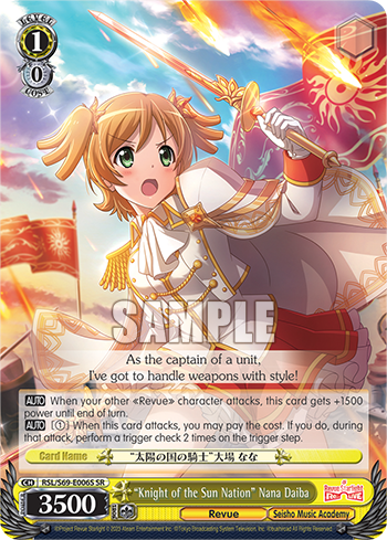 "Knight of the Sun Nation" Nana Daiba