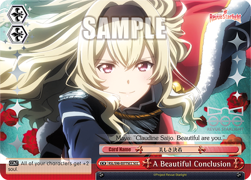 A Beautiful Conclusion RSL/S98-E077SCC