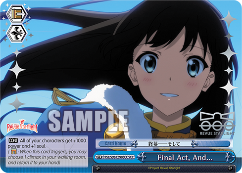 Final Act, And... RSL/S98-E098SCC