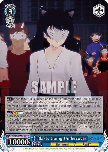 Blake: Going Undercover