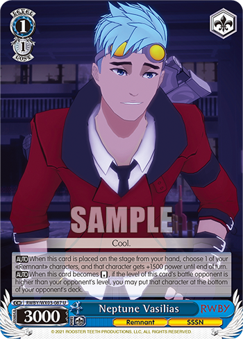 Neptune Vasilias RWBY/WX03-087