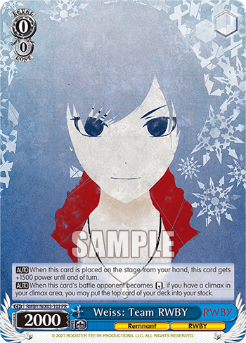 Weiss: Team RWBY