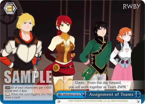Assignment of Teams
