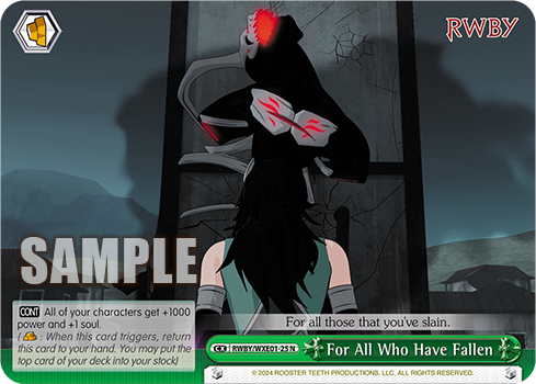 For All Who Have Fallen