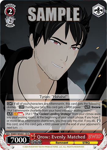 Qrow: Evenly Matched