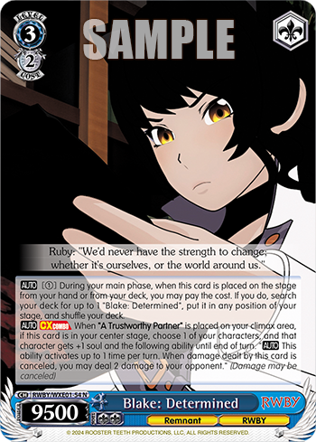 Blake: Determined