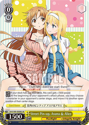 Street Pin-up, Asuna & Alice