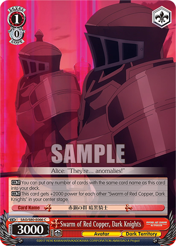 Swarm of Red Copper, Dark Knights