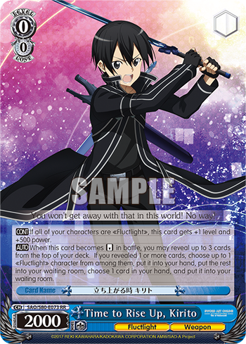 Time to Rise Up, Kirito