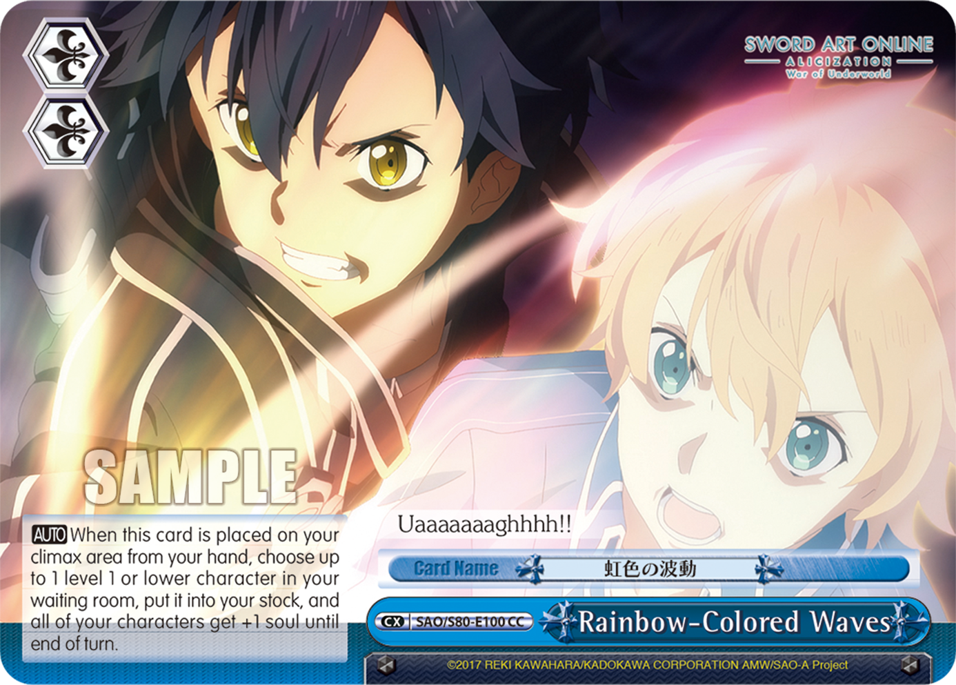 Rainbow-Colored Waves SAO/S80-E100