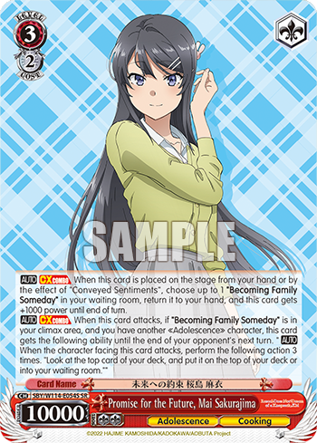 Promise for the Future, Mai Sakurajima